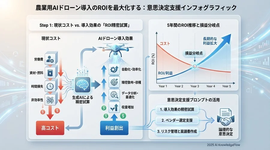 Step 1:現状コストと導入効果を比較する「ROI精密試算」プロンプト - Section Image
