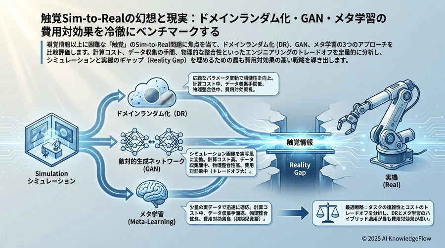比較評価1：ドメインランダム化（DR）の限界と可能性 - Section Image
