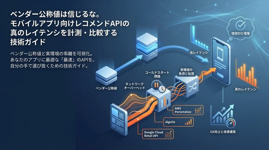 ベンダー公称値は信じるな。モバイルアプリ向けレコメンドAPIの真のレイテンシを計測・比較する技術ガイド