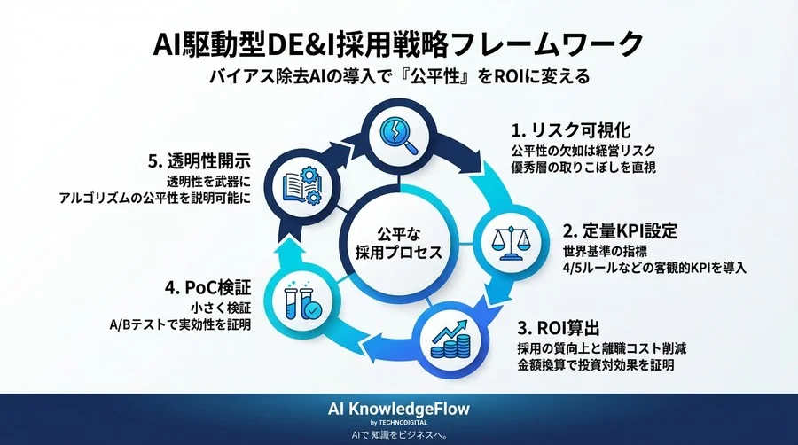 バイアス除去AIの導入で「公平性」をROIに変える：経営層を説得する5つの定量的アプローチ - Conclusion Image