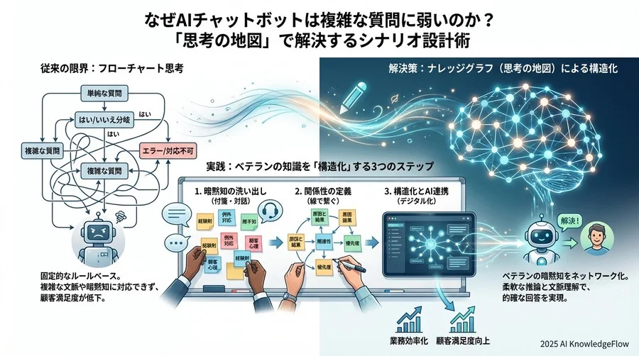 3. 実践：ベテランの知識を「構造化」する3つのステップ - Section Image 3