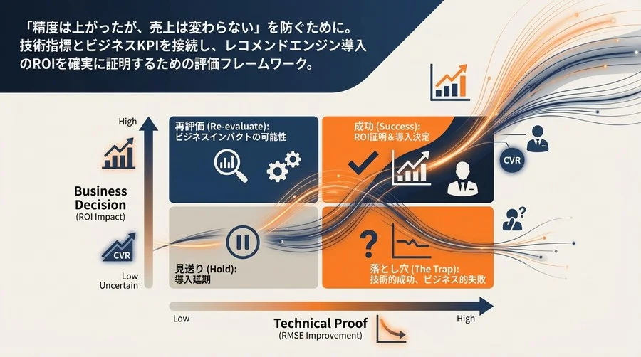 Surpriseライブラリの精度評価：RMSE改善を売上に変えるROI設計ガイド