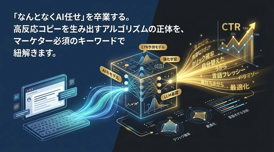 CTR向上の鍵はアルゴリズム理解。生成AIが「売れる言葉」を選ぶ確率的メカニズムを完全解剖