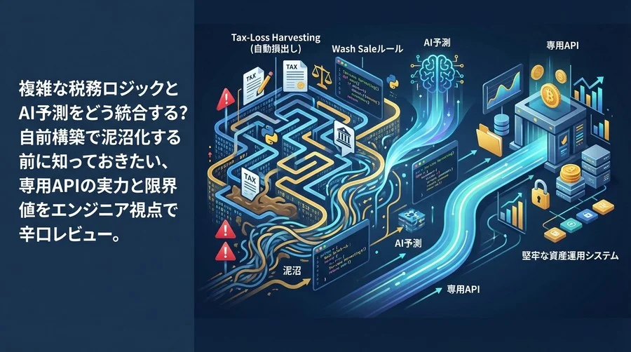Tax-Loss Harvesting実装の泥沼回避：AI予測と税務ロジック統合の最適解