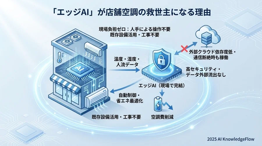 「エッジAI」が店舗空調の救世主になる理由 - Section Image
