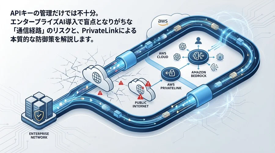 生成AI導入の盲点：Amazon BedrockとPrivateLinkで実現する「完全閉域」アーキテクチャの必然性