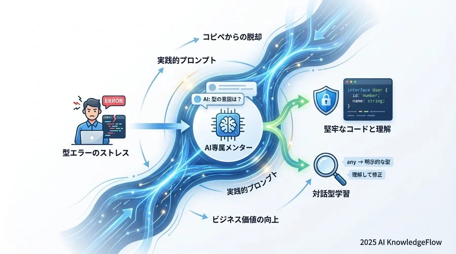 JavaScript脳からTypeScript脳へ：AIとの対話で得られる「静的解析」の視点 - Section Image 3