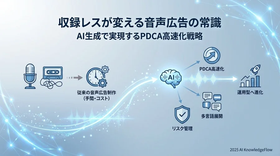 構造改革：AIが変えるのは「時短」ではなく「PDCAサイクル」 - Section Image