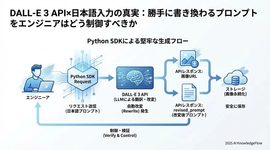 実装コード例：Python SDKによる堅牢な生成フロー - Section Image 3