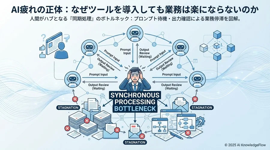 「AI疲れ」の正体：なぜツールを導入しても業務は楽にならないのか - Section Image
