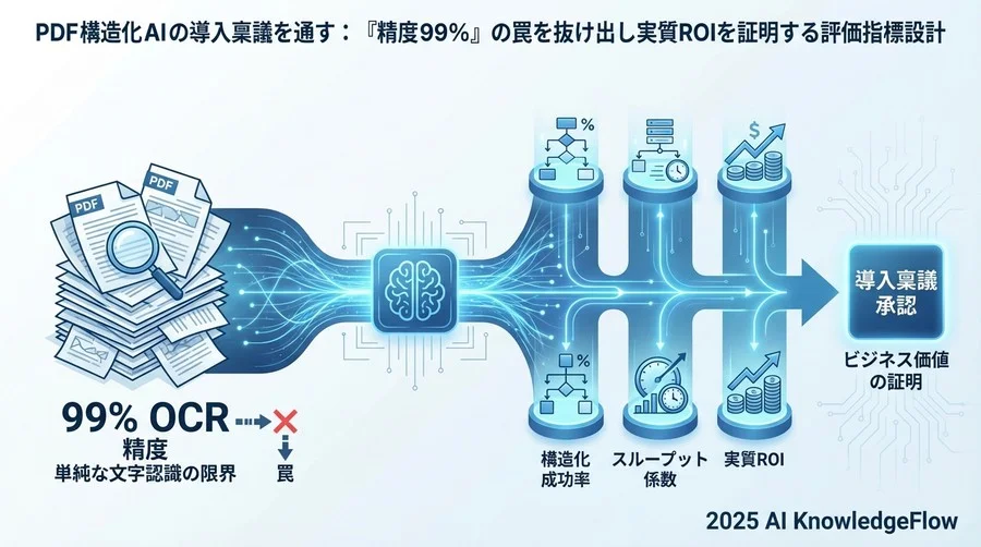 指標1【品質】：単純なOCR精度を超えた「構造化成功率」の定義 - Section Image