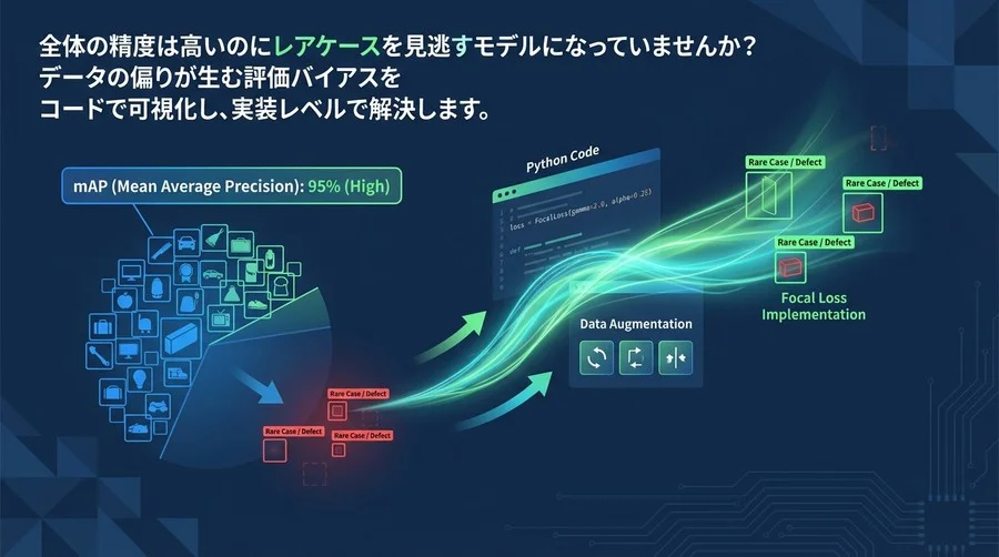 物体検出のクラス不均衡が招くmAPの罠を暴く！Focal Loss実装と評価指標の再設計ガイド