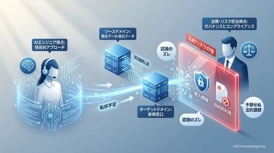 なぜ新規窓口のAI導入で「転移学習」が法務・リスクの争点になるのか - Section Image