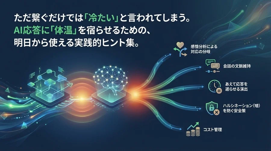 MakeとOpenAIで「体温」のある自動応答を作る：冷たいボットを卒業する5つの実践処方箋