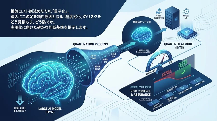AIモデル量子化の実践論：推論コスト削減と精度劣化リスクを制御する導入ガイド