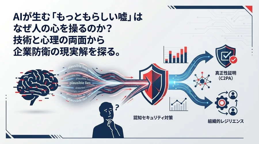 LLMが生む「もっともらしい嘘」の正体と、企業が講じるべき認知セキュリティ対策