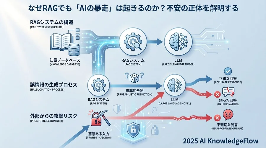 なぜRAGでも「AIの暴走」は起きるのか？不安の正体を解明する - Section Image