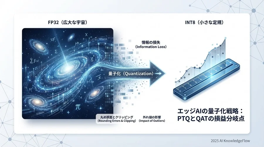 量子化のメカニズムと「情報の損失」：なぜ精度は劣化するのか - Section Image