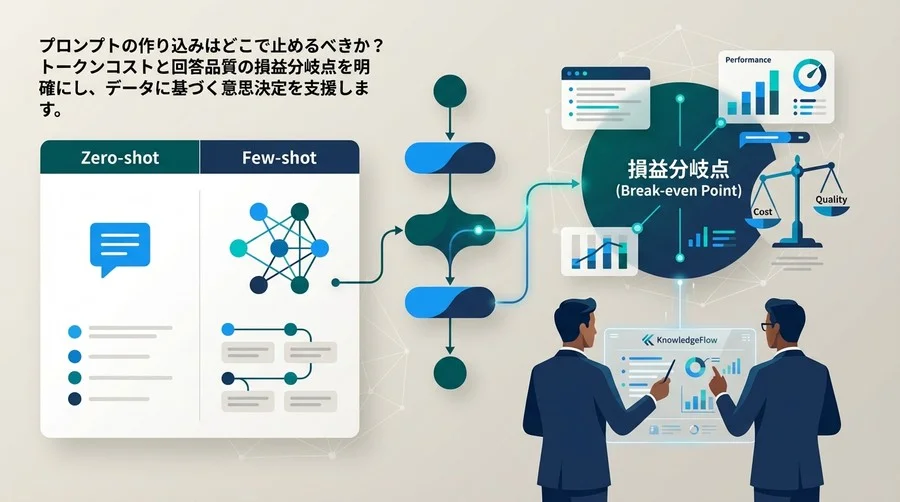 Zero-shotとFew-shotの損益分岐点：LLM実装におけるコスト対効果の定量評価フレームワーク