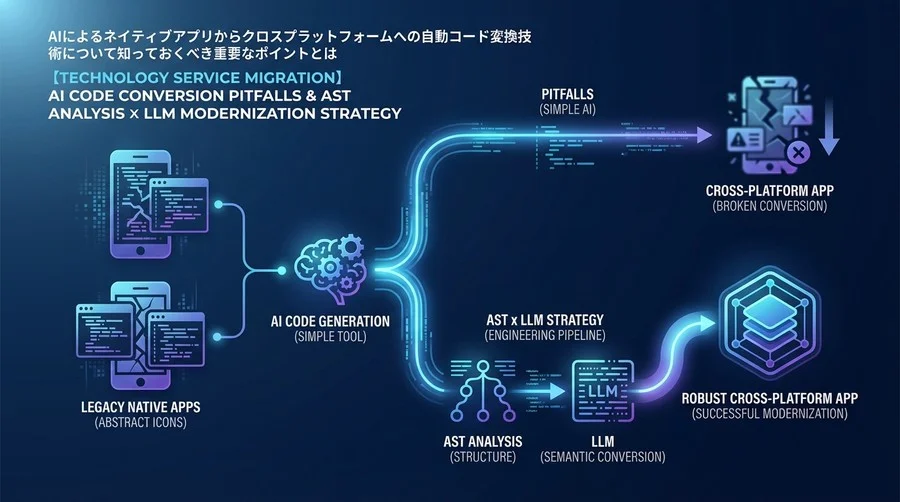 【Flutter移行】AIコード変換の落とし穴とAST解析×LLMによる確実なモダナイゼーション戦略