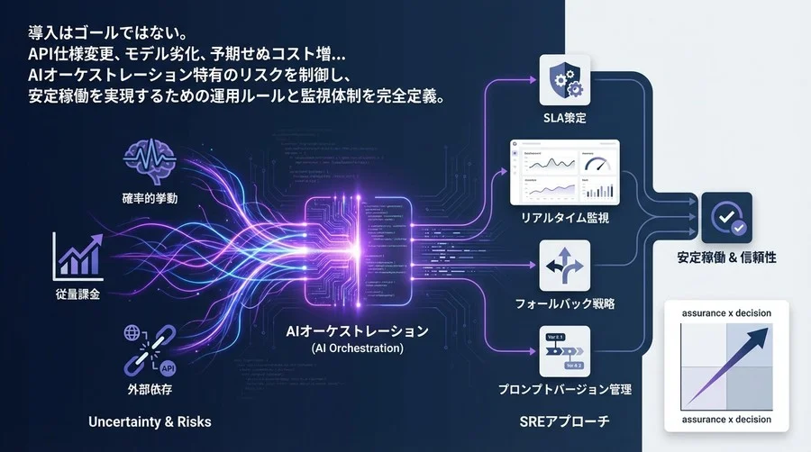 AIオーケストレーションの「運用設計」完全定義：不確実性とコスト変動を制するSREアプローチ