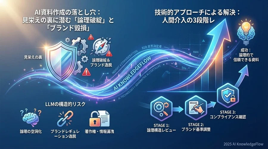 リスク特定①：コンテキスト欠落による「論理の空洞化」 - Section Image