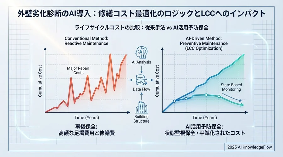 修繕コスト最適化のロジック：LCC（ライフサイクルコスト）へのインパクト - Section Image