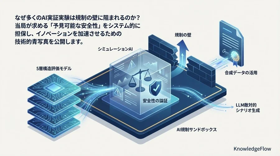 AI規制サンドボックスを突破するためのシミュレーションAIによる安全性の論証