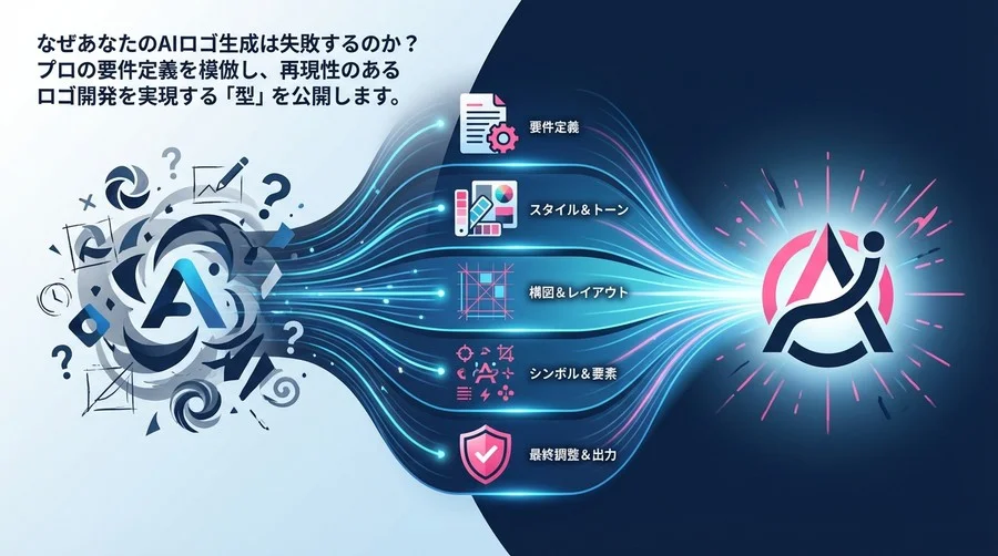 DALL-E 3で企業ロゴを「設計」する構造化プロンプトの5層テンプレートと実践術