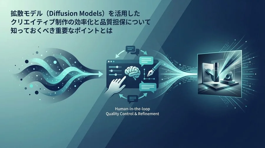 拡散モデル導入の落とし穴：クリエイティブ品質を担保する「AI制作フロー」再構築