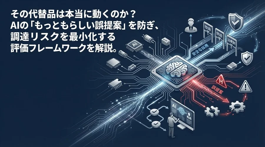 その代替品は本当に動くのか？AI提案のリスク評価と調達ガバナンス