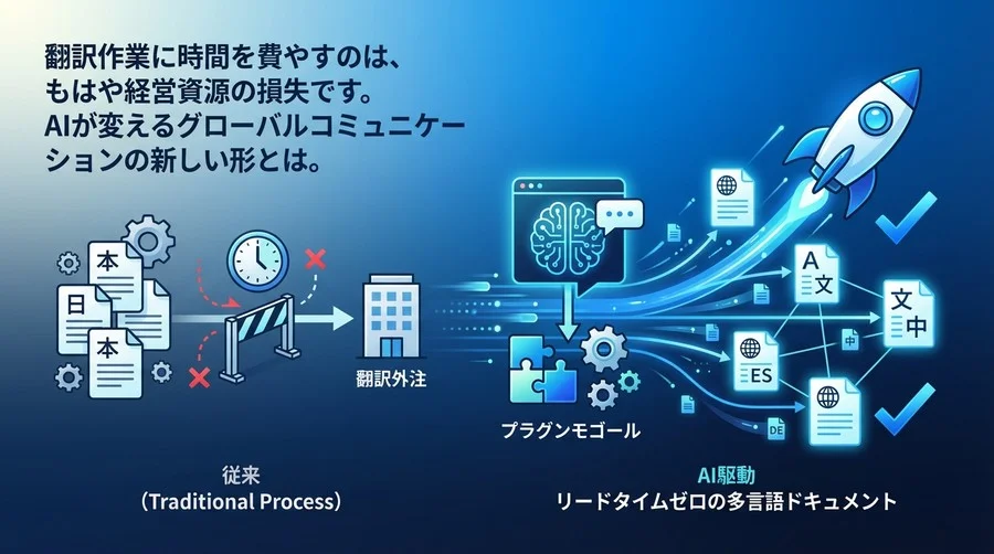 「翻訳」を捨てる勇気：Copilotと拡張機能で実現する、リードタイムゼロの多言語ドキュメント作成術
