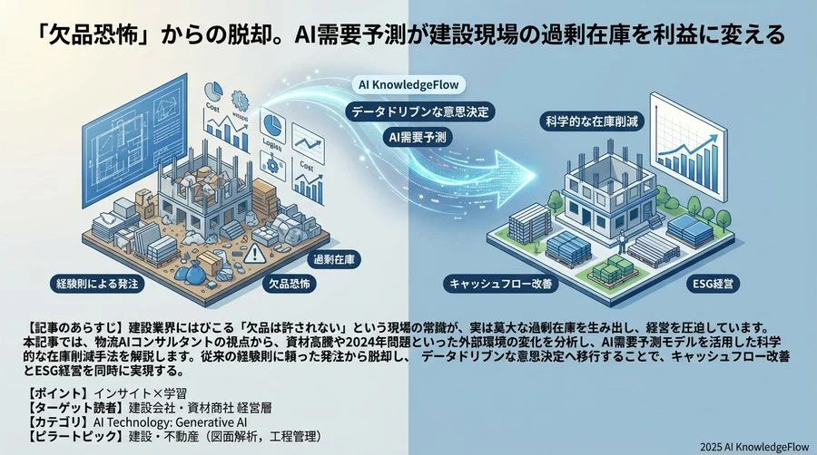 技術的洞察：AI需要予測モデルが変える「発注の精度」 - Section Image