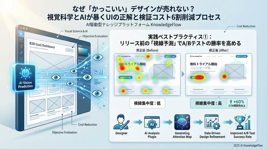 実践ベストプラクティス①：リリース前の「視線予測」でA/Bテストの勝率を高める - Section Image