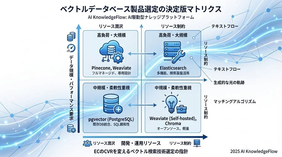 ベクトルデータベース製品選定の決定版マトリクス - Section Image 3
