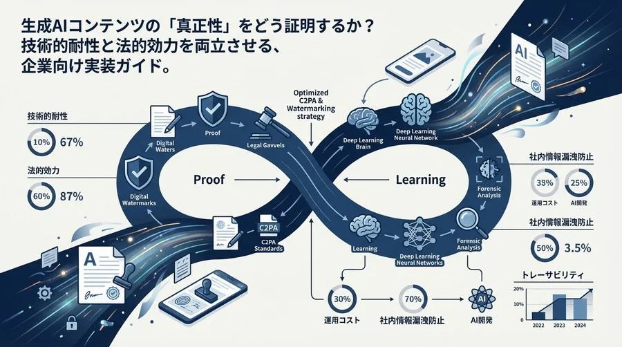 生成AI時代の「真正性」証明：法的効力を持つデジタルウォーターマーク実装とC2PA連携の最適解