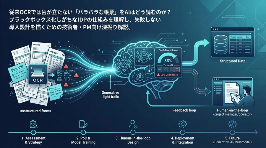 非定型帳票の「読めない」を突破するIDP導入設計：AIの不完全さを武器にするPMの実践論