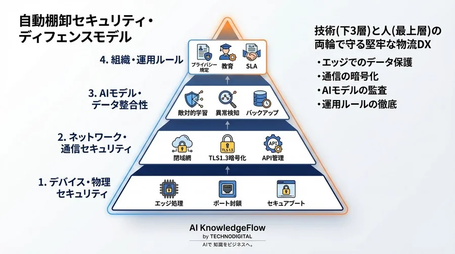 倉庫の「穴」を塞げ：自動棚卸AI導入で必須となるサイバー・フィジカル・セキュリティ対策の全貌 - Conclusion Image