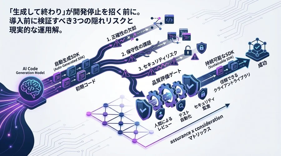 APIクライアント自動生成の落とし穴：導入前に知るべき3つの隠れリスクと品質評価基準