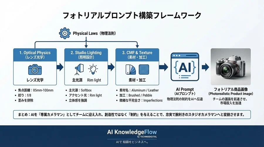 DALL-Eの最新版で商品開発を変革する：物理法則に基づくフォトリアル・プロンプト設計術とコスト削減効果 - Conclusion Image