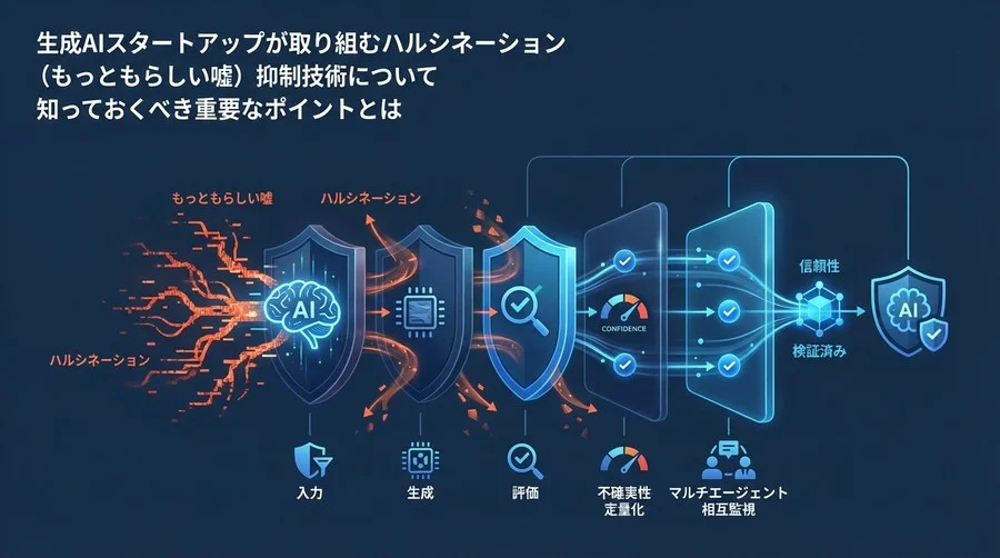 生成AIの「もっともらしい嘘」をどう防ぐ？スタートアップが実践する多層防御アーキテクチャ論