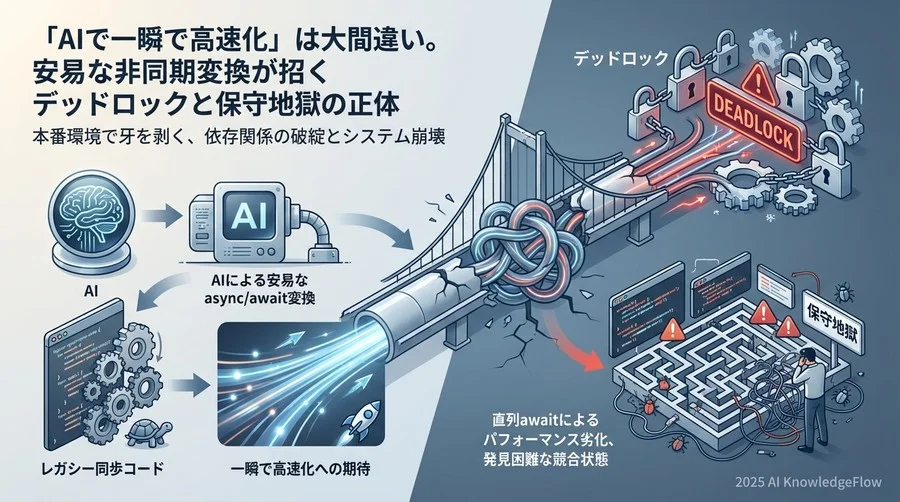 誤解①：「AIは依存関係を自動で解決してくれる」 - Section Image