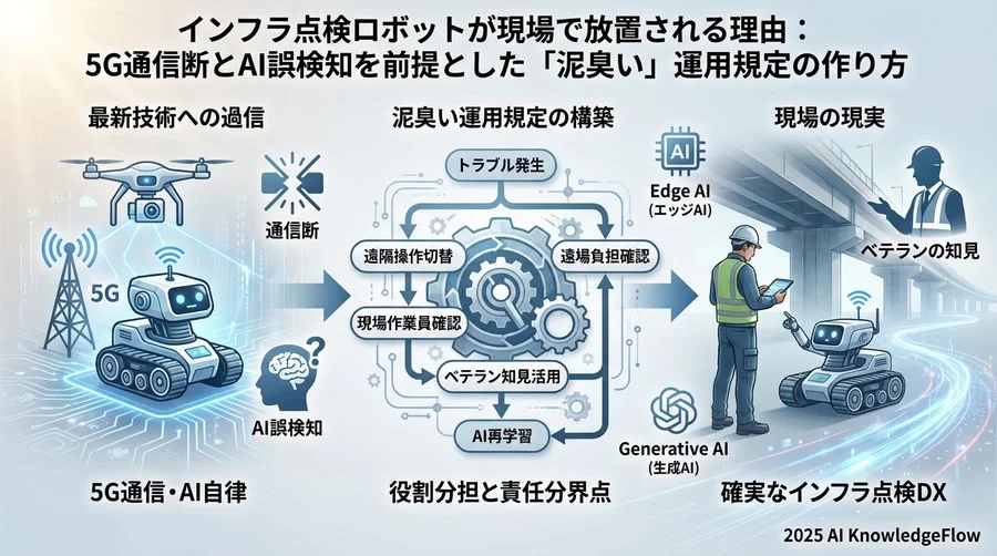 【リスク管理】5G通信不安定エリアでの「オフライン運用」規定 - Section Image