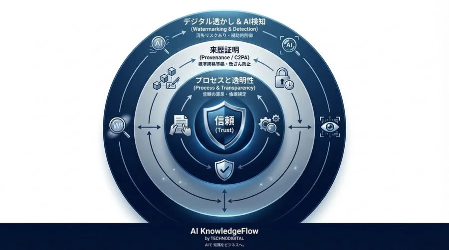 生成AI時代の「デジタル透かし」は魔法の杖か？経営層が直視すべき導入リスクと限界 - Conclusion Image