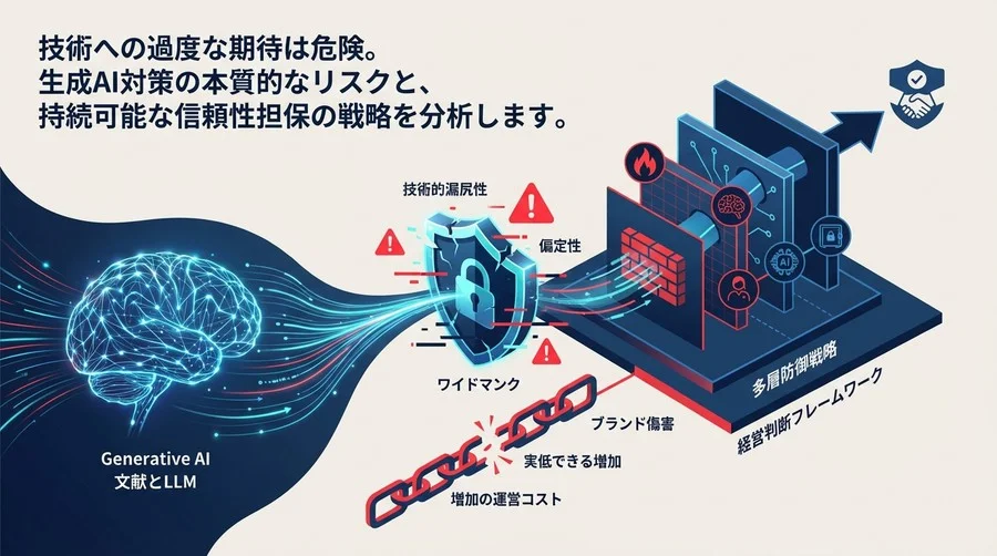 生成AI時代の「デジタル透かし」は魔法の杖か？経営層が直視すべき導入リスクと限界