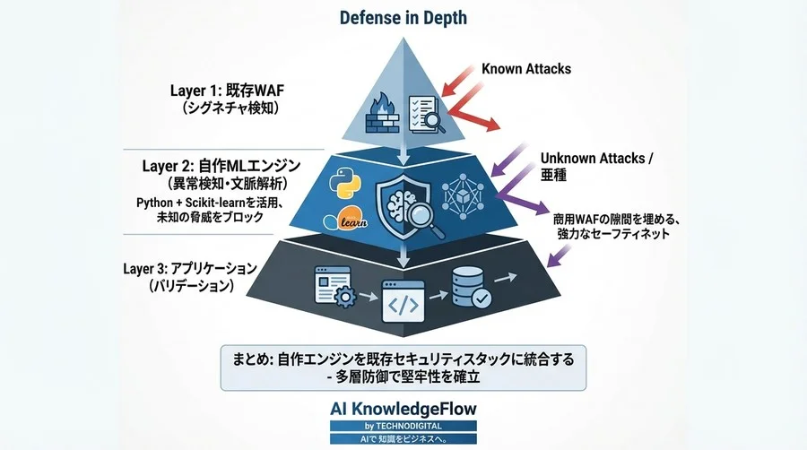 Pythonで作る自作WAF検知エンジン：機械学習で未知の攻撃予兆を捉える実装ガイド - Conclusion Image