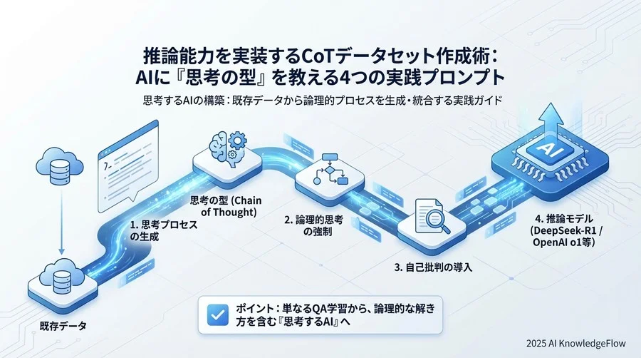 推論特化型データセットとCoTの役割 - Section Image