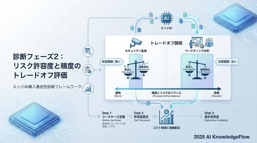 診断フェーズ2：リスク許容度と精度のトレードオフ評価 - Section Image
