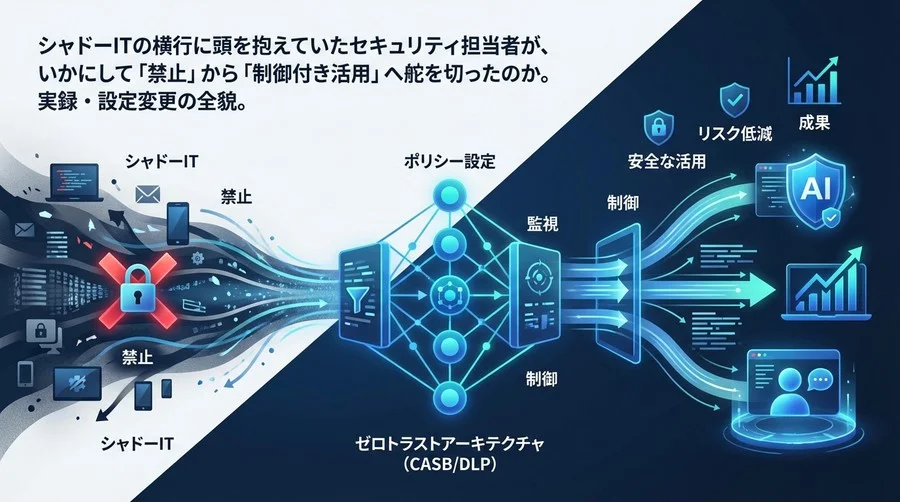 「禁止」から「制御」へ：金融機関が挑んだゼロトラストAIセキュリティ導入の全記録【設定事例付】