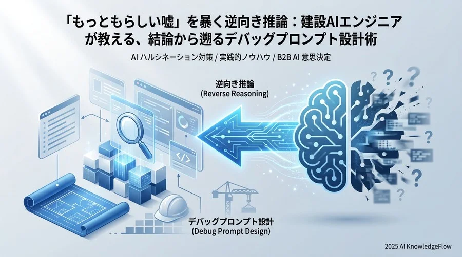 Q2: 「逆向き推論（Backward Chaining）」がデバッグに効く構造的理由 - Section Image
